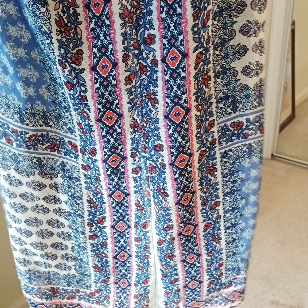 Speechless XS Navy & Pink Floral Blouse - Picture 6 of 12